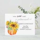 Wir haben uns bewegt, Wasserfarbenkürbis, Sonnenbl (Stehend Vorderseite)