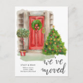 Wir haben uns bewegt | Weihnachten an der Roten Tü Ankündigungspostkarte (Vorderseite)