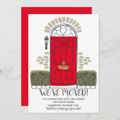 Wir haben uns bewegt - Whimsical Door - New Addres Ankündigung (Vorne/Hinten)