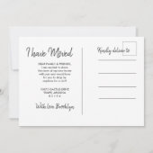 Wir haben uns bewegt | Willkommen Farbiger Vogel Einladung (Rückseite)