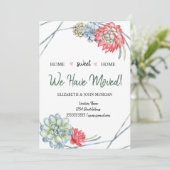 Wir haben uns bewegt, Wüstenkakteen, rote Sukkulen (Stehend Vorderseite)