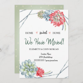 Wir haben uns bewegt, Wüstenkakteen, rote Sukkulen