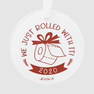 Wir haben uns einfach damit amüsiert, lustige Covi Ornament