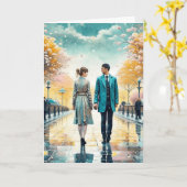 Wir haben uns fast nicht getroffen | Romantische K Karte (Gelbe Blume)