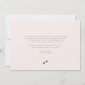 Wir haben uns | Foto Hochzeitsankündigung, Imitate Einladung (Rückseite)