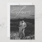 Wir haben uns für die Ankündigung der Verlobung en (Vorderseite)