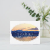 Wir haben uns in den Bergen verschlungen! Custom Ankündigungspostkarte (Stehend Vorderseite)