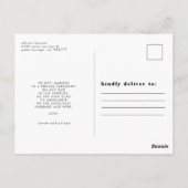 Wir haben uns | Postkarte (Rückseite)