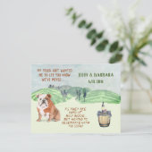 WIR HABEN UNS VERANSTALTET, DEN FAMILIENHUNDERTHAU ANKÜNDIGUNG (Stehend Vorderseite)