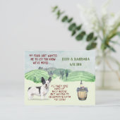 WIR HABEN UNS VERANSTALTET, DEN FAMILIENHUNDERTHAU ANKÜNDIGUNG (Stehend Vorderseite)