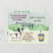 WIR HABEN UNS VERANSTALTET, DEN FAMILIENHUNDERTHAU ANKÜNDIGUNG (Vorne/Hinten)