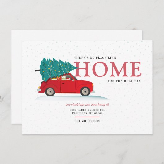 Wir haben uns wie Zuhause-Holiday-Moving von einem Ankündigung (Vorne/Hinten)