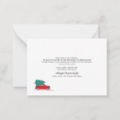 Wir haben uns wie Zuhause-Holiday-Moving von einem Mitteilungskarte (Rückseite)