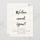 Wir haben uns wieder lustig bewegende Ankündigung  Postkarte (Vorne/Hinten)