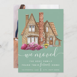 Wir haben unsere Forever Zuhause Announcement Card Einladung