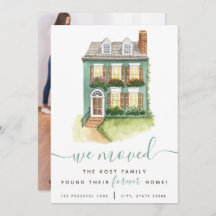 Wir haben unsere Forever Zuhause Announcement Card