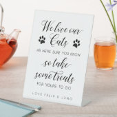Wir haben unsere Katzen Liebe...Also nehmen Sie ei Sockelschild (In Situ)