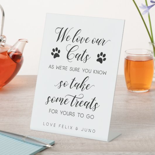 Wir haben unsere Katzen Liebe...Also nehmen Sie ei Sockelschild (In Situ)