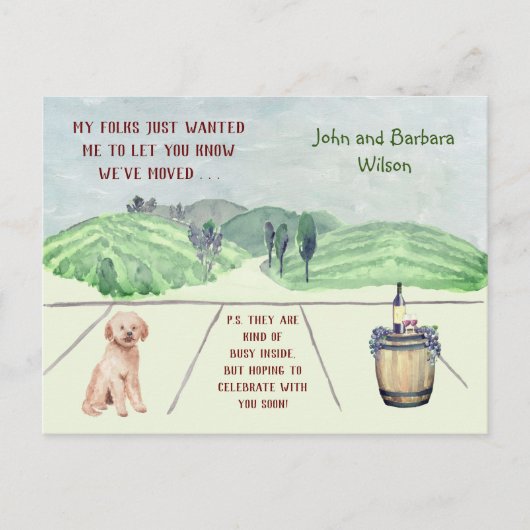 WIR HABEN UNSERE SPASS FAMILIENANKÜNDIGUNGEN BEWEG ANKÜNDIGUNGSPOSTKARTE (Vorderseite)