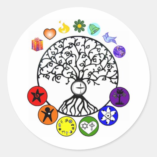 Wir haben unsere Versprechen Behalten Runder Aufkleber (Vorderseite)