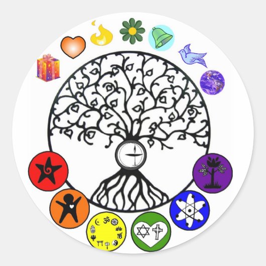 Wir haben unsere Versprechen Behalten Runder Aufkleber (Vorderseite)