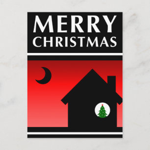 wir haben unsere weihnachtsgrüße vorverlegt feiertagspostkarte