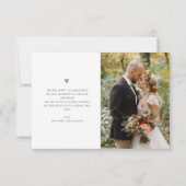 wir haben verheiratete Hochzeitsankündigung got Dankeskarte (Rückseite)