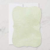 Wir haben Verheiratete Hochzeitsfeier im Grünen Go Einladung (Rückseite)