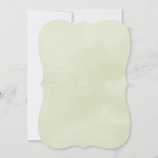 Wir haben Verheiratete Hochzeitsfeier im Grünen Go Einladung (Rückseite)