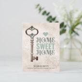 Wir haben Vintage Schlüsselveränderungen bei der A Ankündigungspostkarte (Stehend Vorderseite)