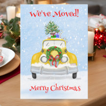 Wir haben Vintagen 50er Jahre New York Yellow Xmas