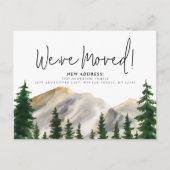 Wir haben Wasserfarbengebirge verschoben Postkarte (Vorderseite)