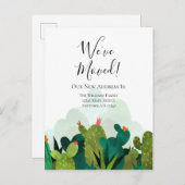 Wir haben Wasserfarbenkakteen bewegt Postkarte (Vorne/Hinten)