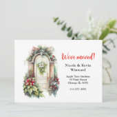 Wir haben Weihnachten, Weihnachten, Weihnachten, T Ankündigung (Stehend Vorderseite)