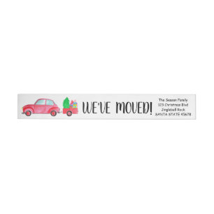 Wir haben Weihnachtsauto bewegt