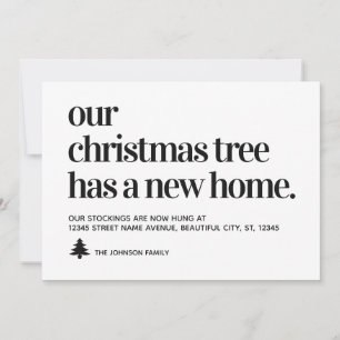 Wir haben Weihnachtsbaum verschoben hat eine neue Ankündigung