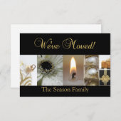 Wir haben Weihnachtscollage verschoben Begleitkarte (Vorne/Hinten)