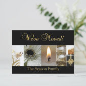 Wir haben Weihnachtscollage verschoben Begleitkarte (Stehend Vorderseite)