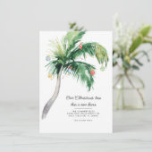 Wir haben Weihnachtsfeiertage verschoben Palmenbau Ankündigung (Stehend Vorderseite)