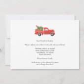 Wir haben Weihnachtsfeiertage verschoben und verkü Ankündigung (Rückseite)