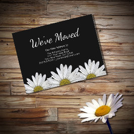 Wir haben weiße Milchsorten in rustikales botanisc Ankündigungspostkarte