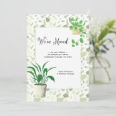 Wir haben Wohnpflanzen und Terrazzo-Bewegung umgez Ankündigung (Stehend Vorderseite)