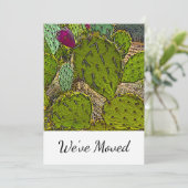 Wir haben Wüstenkaktus in neue Zuhause bewegt Ankündigung (Stehend Vorderseite)