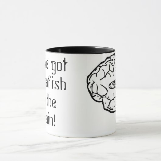 Wir haben zebrafish auf dem Gehirn! Tasse (Zentrum)