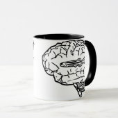 Wir haben zebrafish auf dem Gehirn! Tasse (VorderseiteRechts)