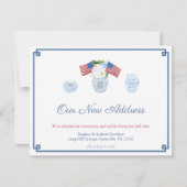 Wir haben Zuhause Classic Ginger Jar neue Adresse Ankündigung (Vorderseite)