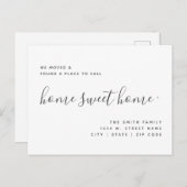 Wir haben Zuhause Sweet Zuhause modernisiert Postkarte (Vorne/Hinten)