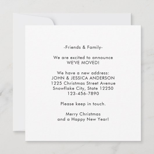 Wir haben Zuhause Sweet Zuhause Wreath Holiday Mov Ankündigung (Rückseite)