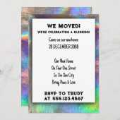 Wir haben Zuhause verschoben, um das Party der Erw Einladung (Vorne/Hinten)