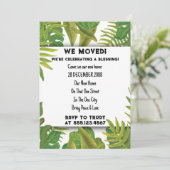 Wir haben Zuhause verschoben, um das Party der Erw Einladung (Stehend Vorderseite)